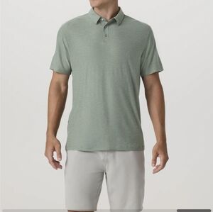 Vuori Men's Green Polo Shirt Sz.L